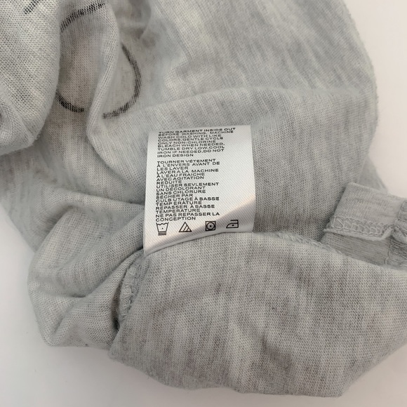 Disney Mickey Gray Boho Fringe Tank Top Size Large - Picture 9 of 9